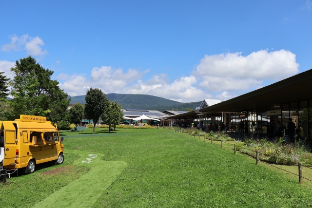 Trimming Salon Noelがある軽井沢の風景